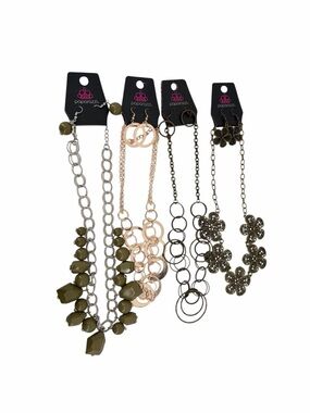 Paparazzi Necklace Bundle Set of 4 Statement Jewelry